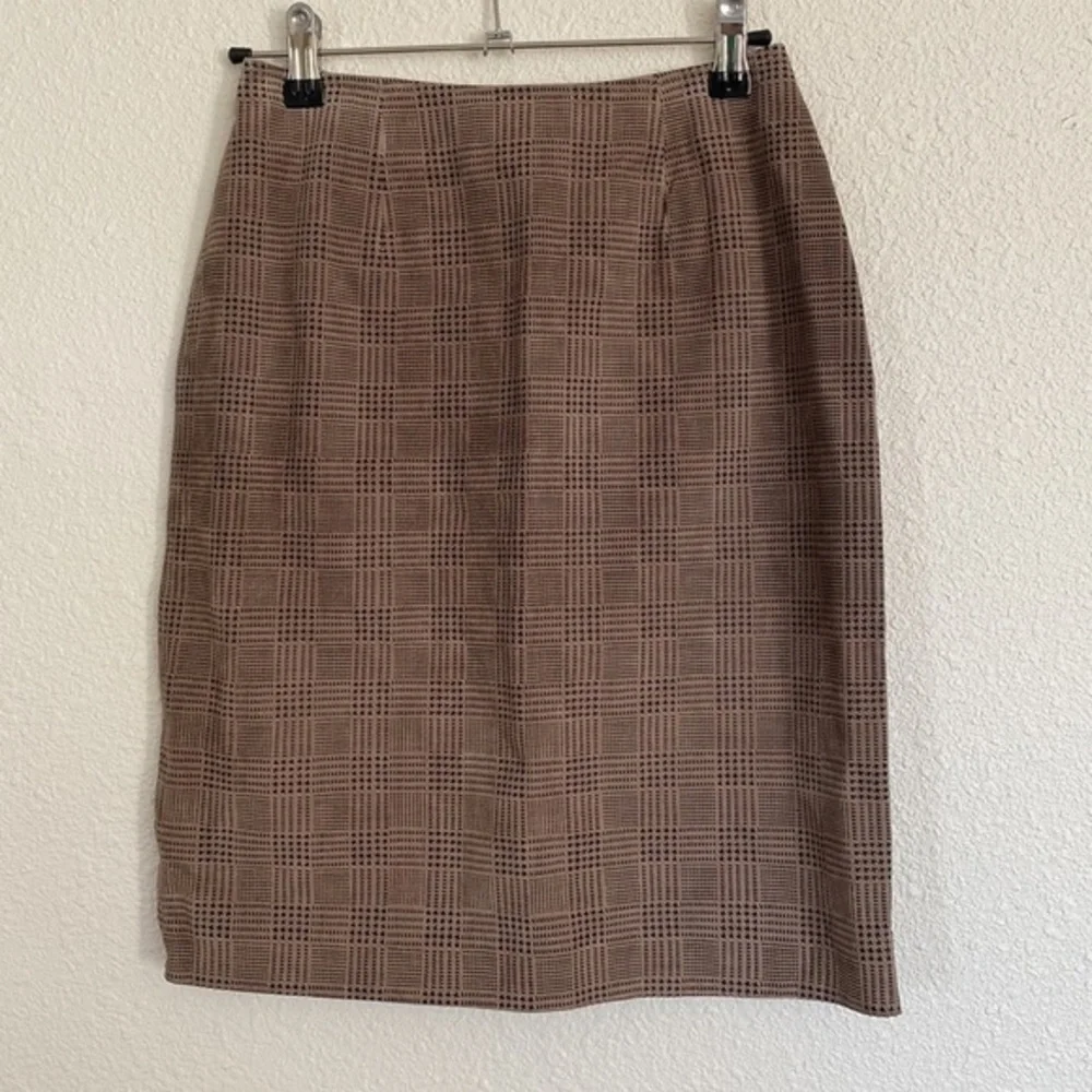 90s suede‎ mini skirt abstract